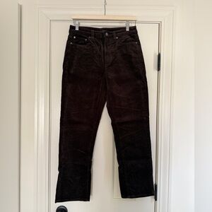 Quince Espresso Brown Ankle Cord Size 4